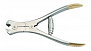 Кусачки для проволоки, двухшарнирные, изогнутые, с ТС-вставками, длина 15 см